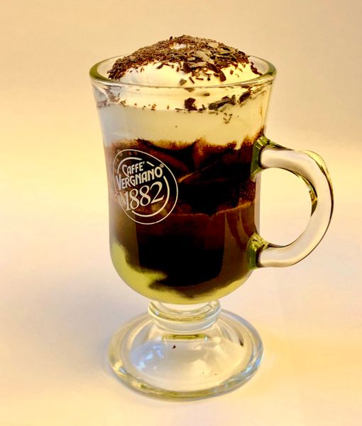 Kawa marocchino o smaku pistacjowym