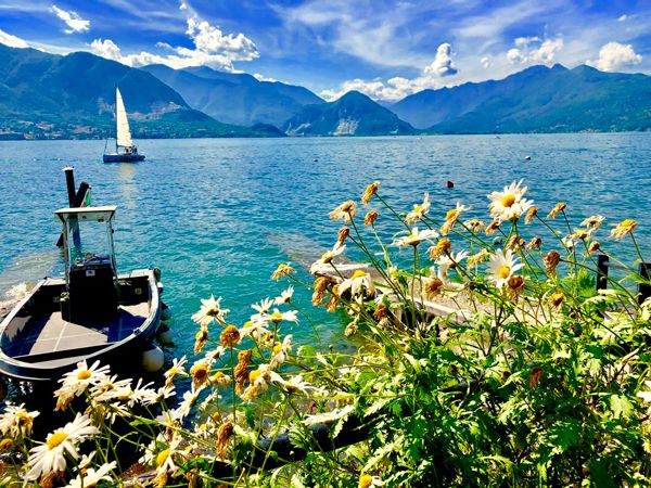 Jezioro Lago Maggiore Piemontu Włochy