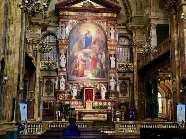 Ołtarz główny Bazyliki w Turynie, kościół księdza Bosco założyciela Salezjanó∑