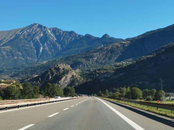 Autostrada na trasie Turyn - Aosta