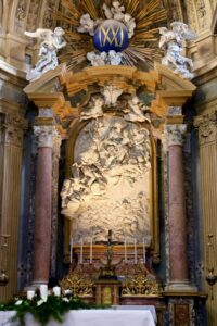 główny ołtarz Bazyliki Superga w Turynie 