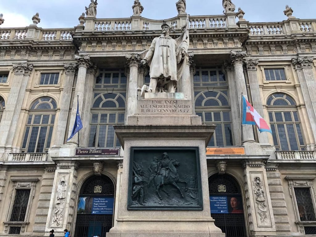 Facjata Pałacu Palazzo Madama w Turynie